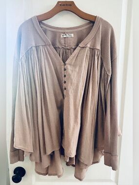 We The Free - Pink/rose Peasant Tunic Top - Sm